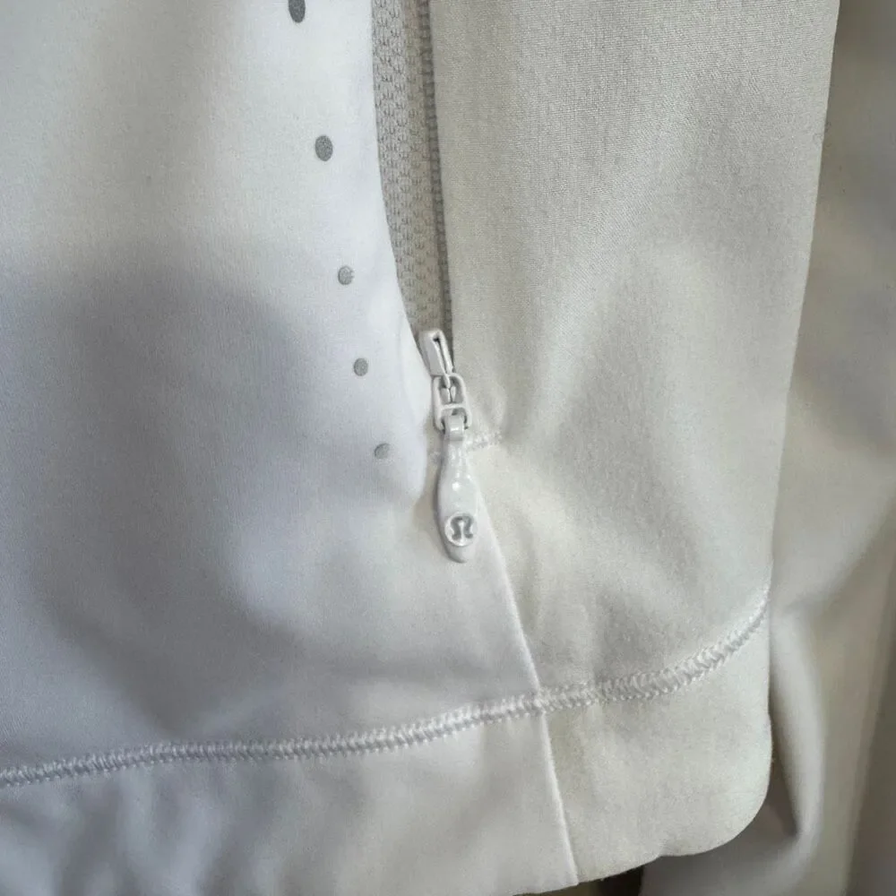 Lululemon Lightweight UV Protection Running Jacket White size 12 - Picture 6 of 9